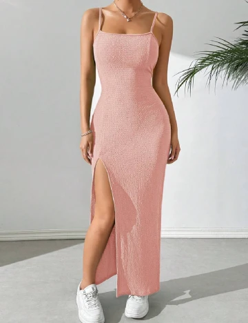 Rochie lunga SHEIN, roz