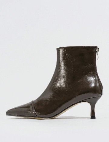 Botine SHEIN, maro