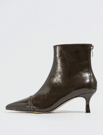 Botine SHEIN, maro