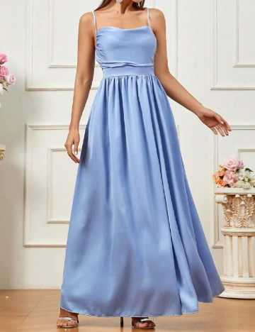 Rochie lunga SHEIN, albastru
