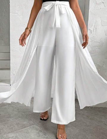Pantaloni SHEIN, alb