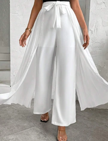 Pantaloni SHEIN, alb