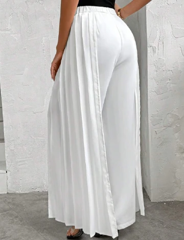 Pantaloni SHEIN, alb