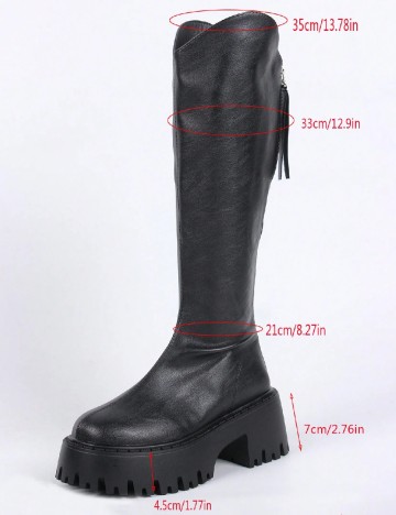 Cizme SHEIN, negru