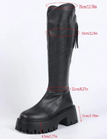 Cizme SHEIN, negru