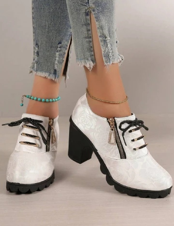 Pantofi SHEIN, alb Alb
