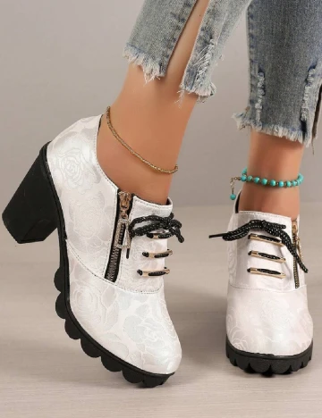 Pantofi SHEIN, alb Alb