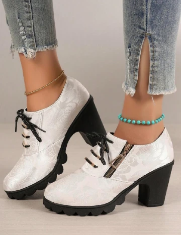 Pantofi SHEIN, alb Alb