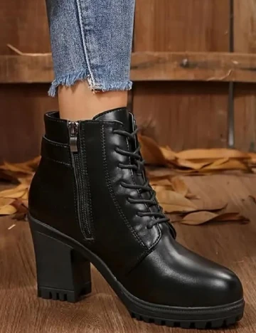 Botine SHEIN, negru Negru