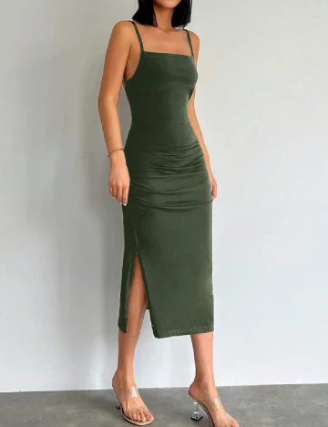 Rochie medie SHEIN, verde