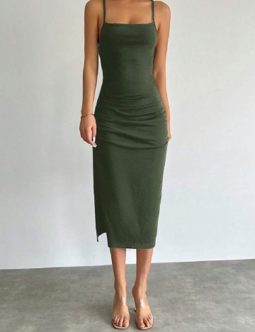 Rochie medie SHEIN, verde