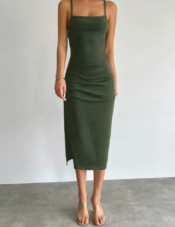 Rochie medie SHEIN, verde