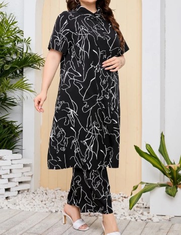 Compleu SHEIN CURVE, negru