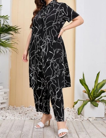 Compleu SHEIN CURVE, negru