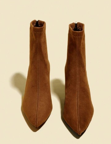 Botine SHEIN, maro
