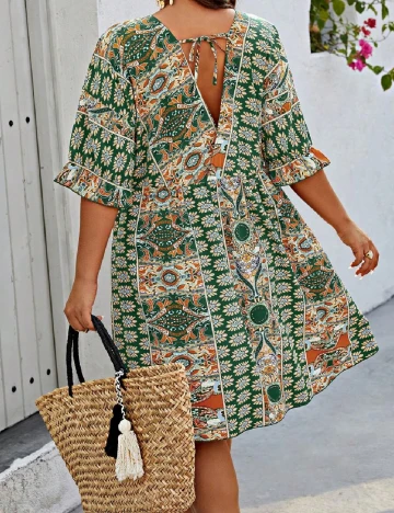 Rochie scurta SHEIN CURVE, mix culori