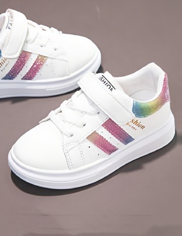 Adidasi Shein Kids, alb