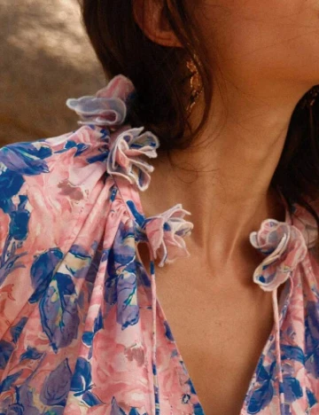 Bluza Anewsta, floral print