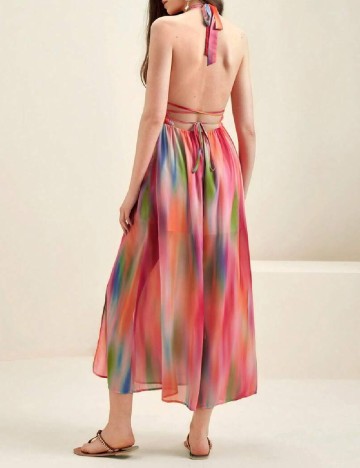 Rochie medie Anewsta, mix culori