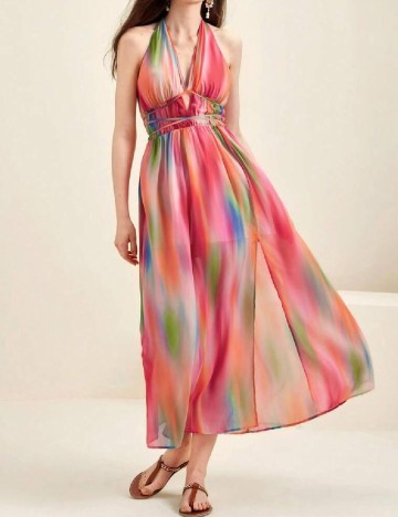 Rochie medie Anewsta, mix culori