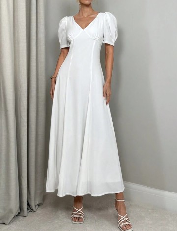 
						Rochie lunga SHEIN, alb