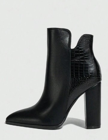 Botine SHEIN, negru