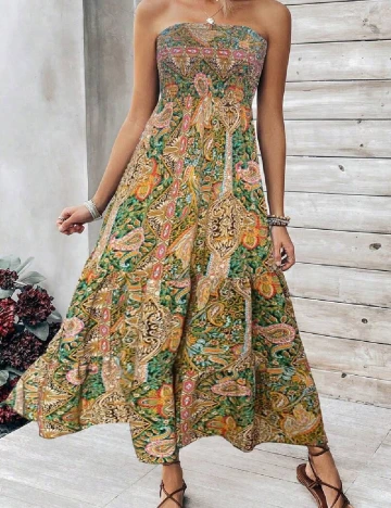 Rochie lunga SHEIN, mix culori