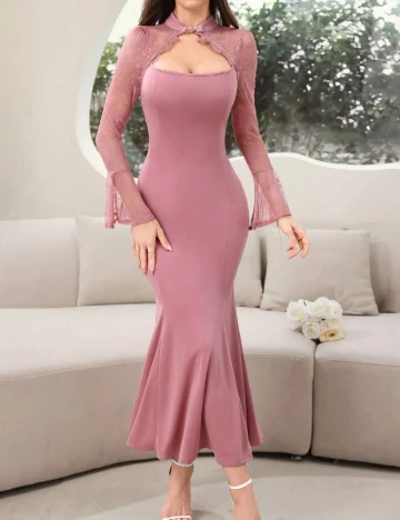 Rochie lunga SHEIN, roz