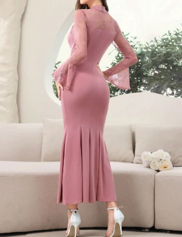 Rochie lunga SHEIN, roz