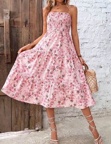 Rochie medie SHEIN, roz