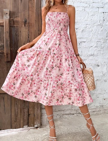 Rochie medie SHEIN, roz