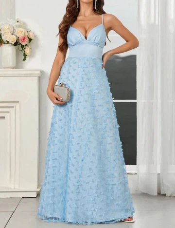 Rochie lunga SHEIN, albastru Albastru