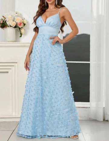 Rochie lunga SHEIN, albastru Albastru