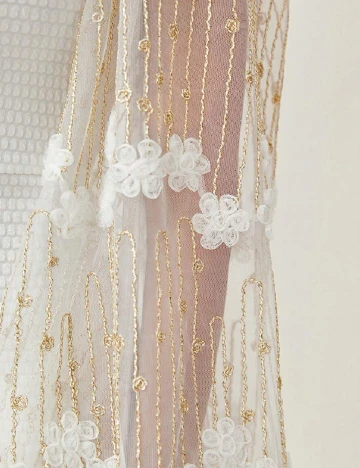 Rochie medie SHEIN, alb