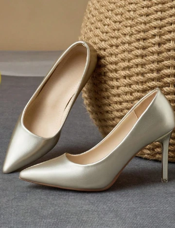 Pantofi SHEIN, bej Crem
