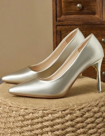 Pantofi SHEIN, bej Crem