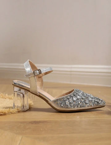 Pantofi SHEIN, gri