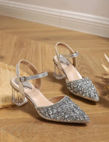 Pantofi SHEIN, gri