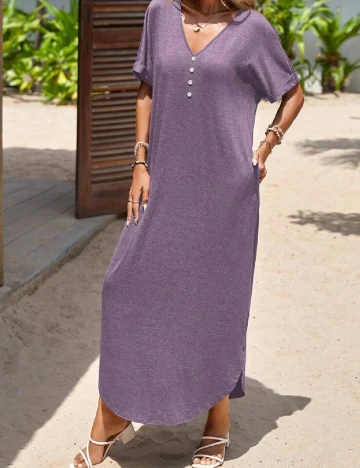 Rochie lunga SHEIN, mov