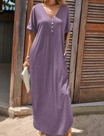 Rochie lunga SHEIN, mov