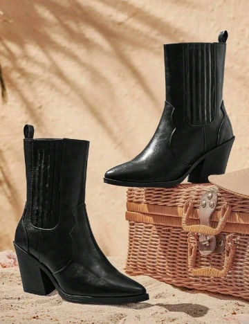 Botine SHEIN, negru
