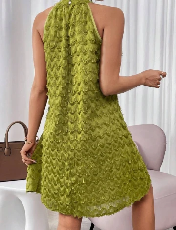 Rochie scurta SHEIN, verde