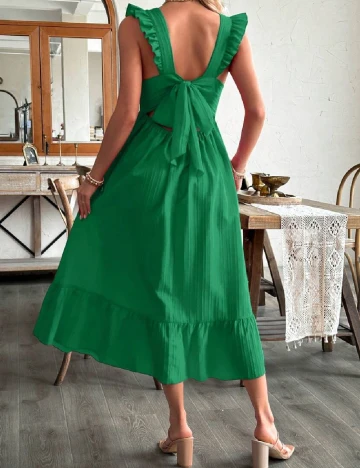 Rochie medie SHEIN Maternity, verde