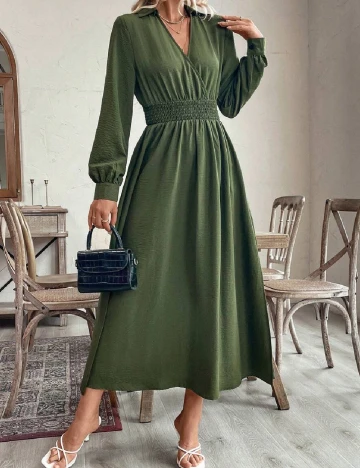 Rochie lunga SHEIN, verde