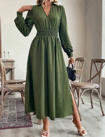 Rochie lunga SHEIN, verde