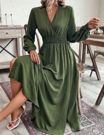 Rochie lunga SHEIN, verde