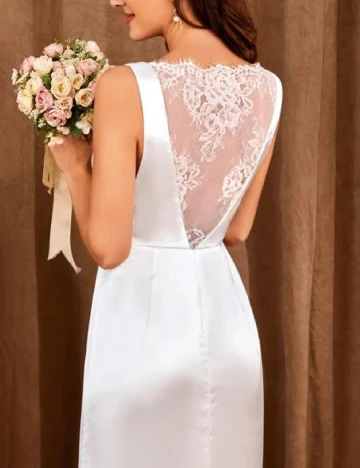 Rochie lunga UNITHORSE, alb