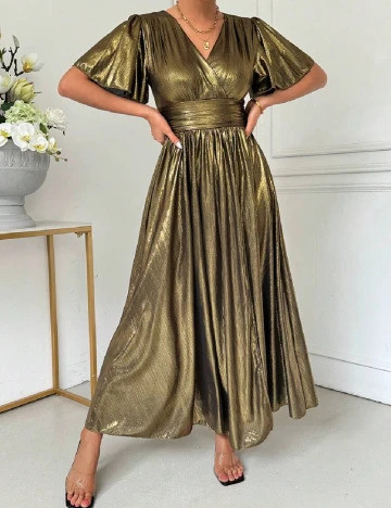 Rochie lunga SHEIN, auriu