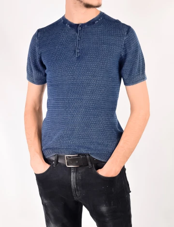 Tricou Mango, albastru, S