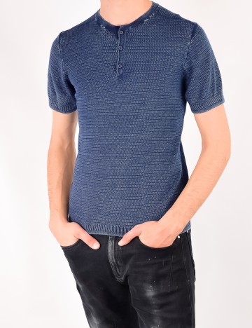 Tricou Mango, albastru, S